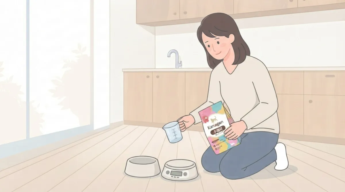 カナガンキャットフードの給餌量まとめ
