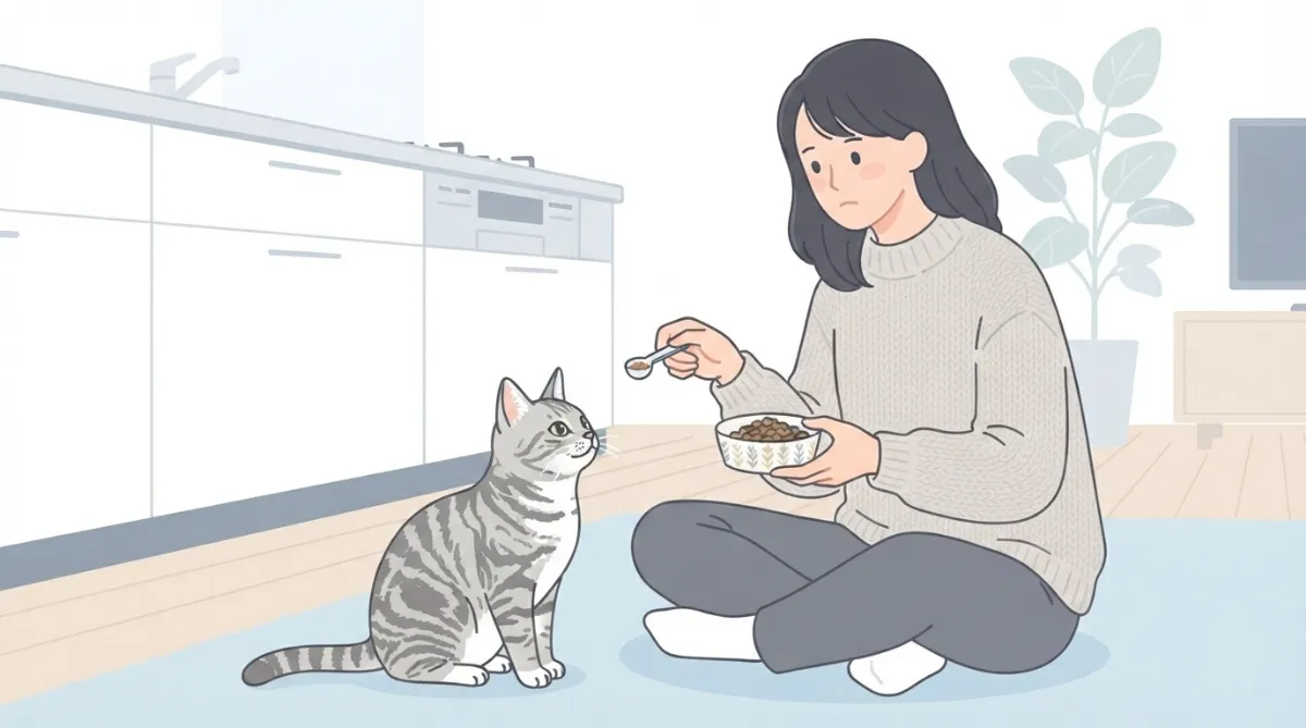 それでもカナガンキャットフードを食べない時の注意点