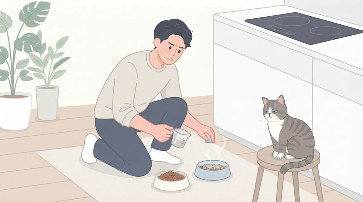 猫がカリカリを食べない時のNGな対応とコツ