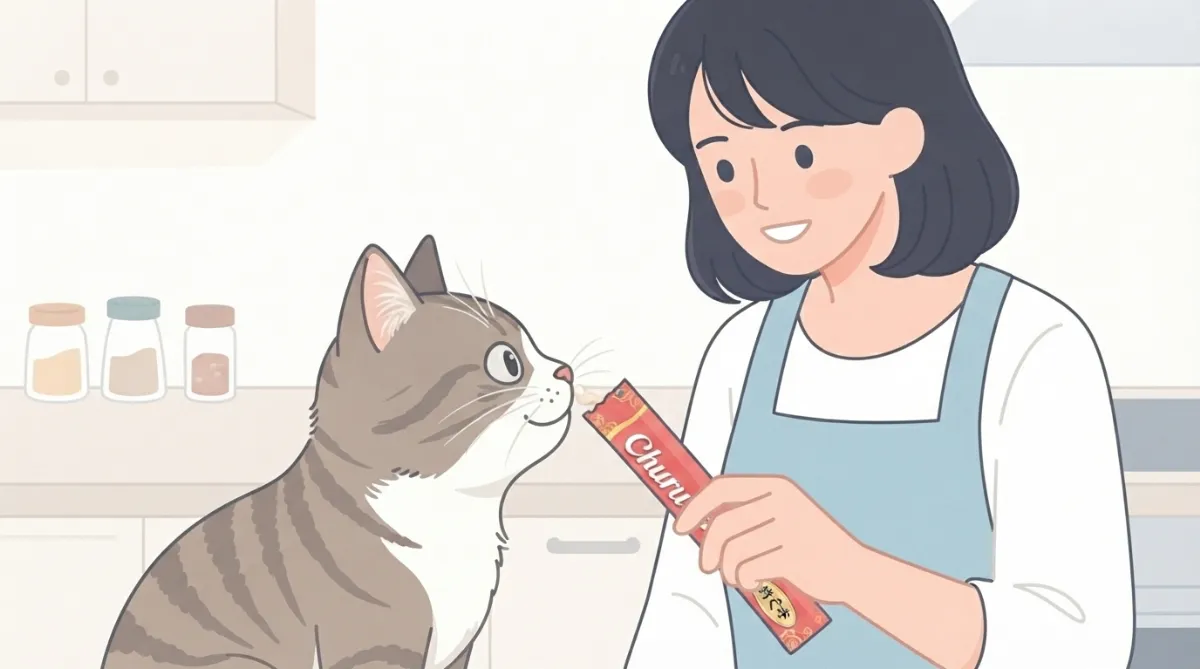猫がご飯を食べないのにチュールは食べる時の対策