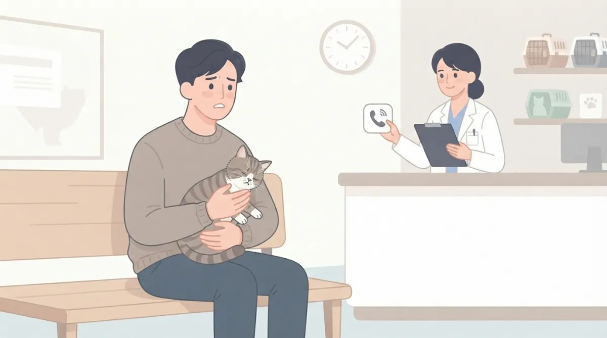 猫がチュールは食べるのにご飯を食べない時に動物病院へ相談する目安