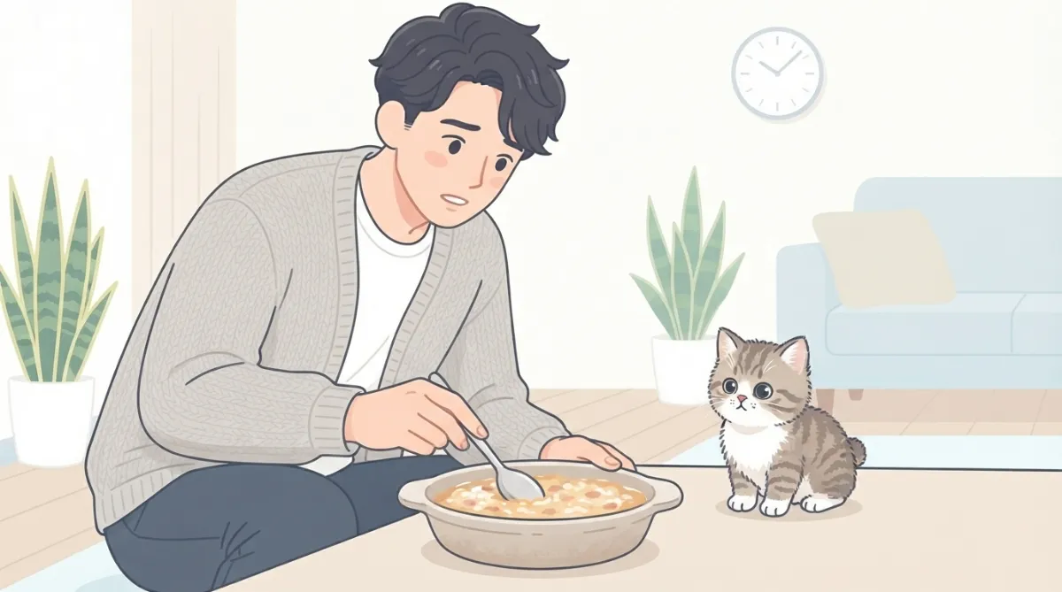 子猫向けのふやかし方