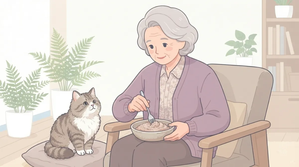 老猫向けのふやかし方
