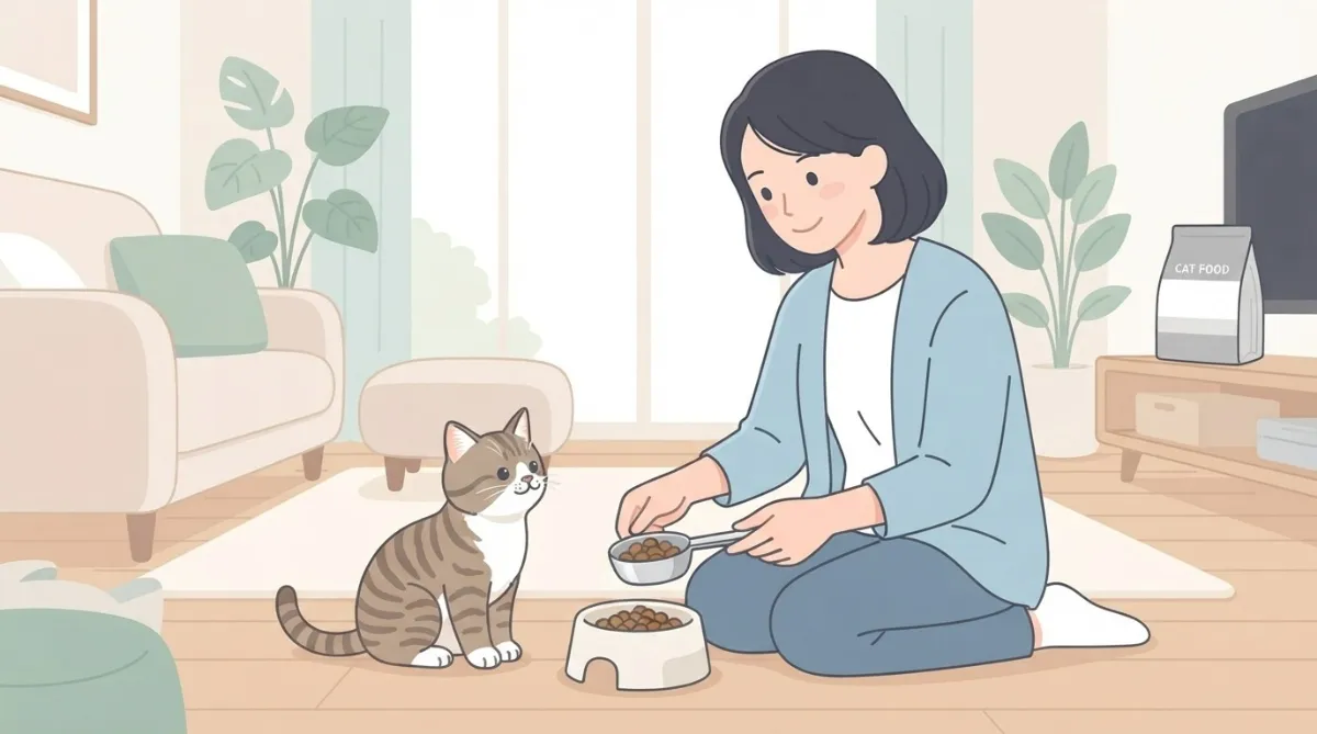 マンチカンの年齢と餌の量：基本の考え方