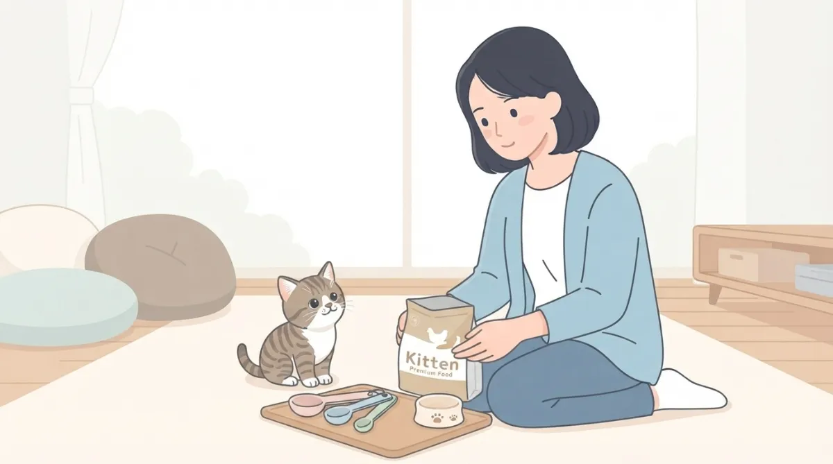 子猫期（0～6ヶ月）のマンチカン餌の量