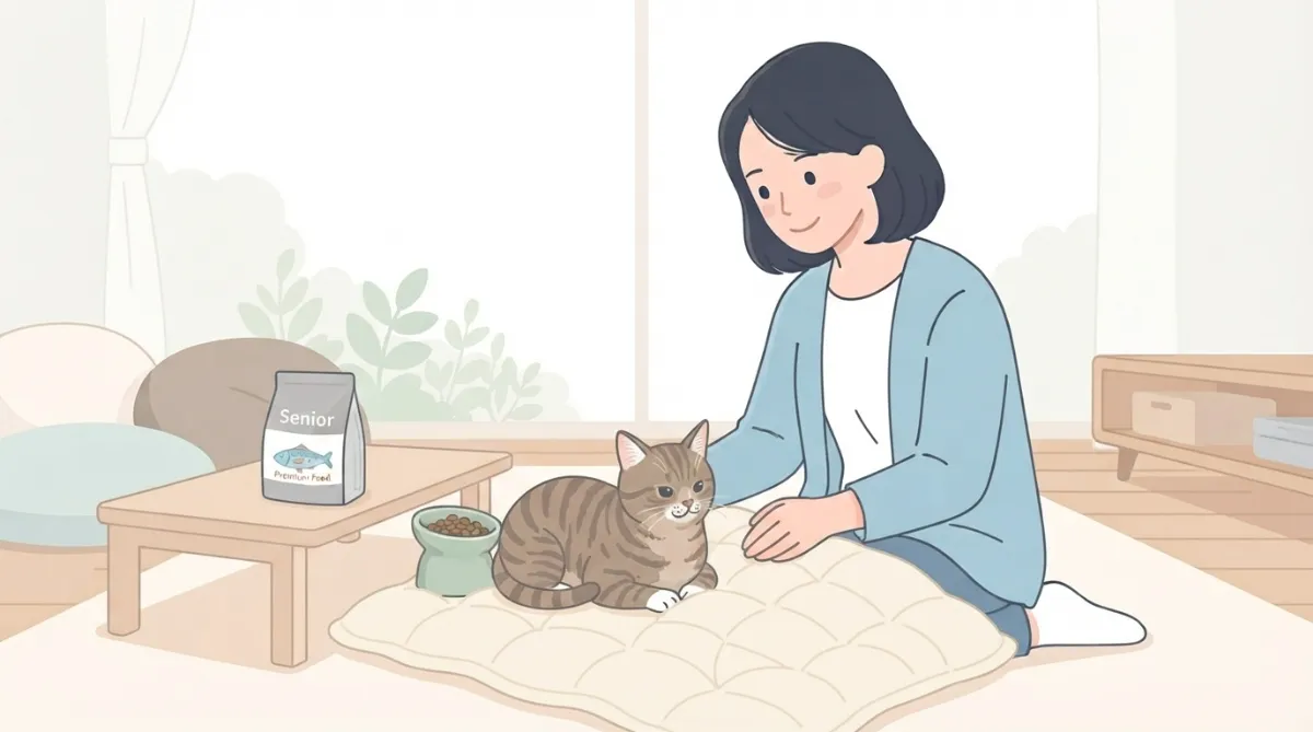 高齢猫期（8歳以上）のマンチカン餌の量