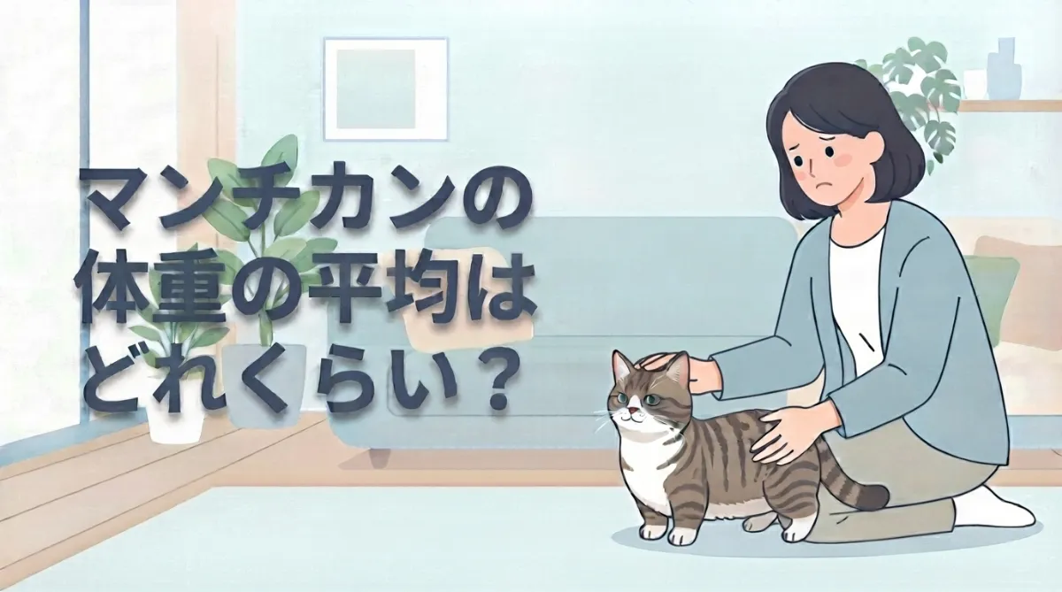 マンチカンの体重の平均はどれくらい？愛猫の健康を守るための食事と正しい知識